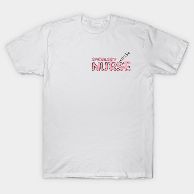Oncology Nurse Red T-Shirt by MedicineIsHard